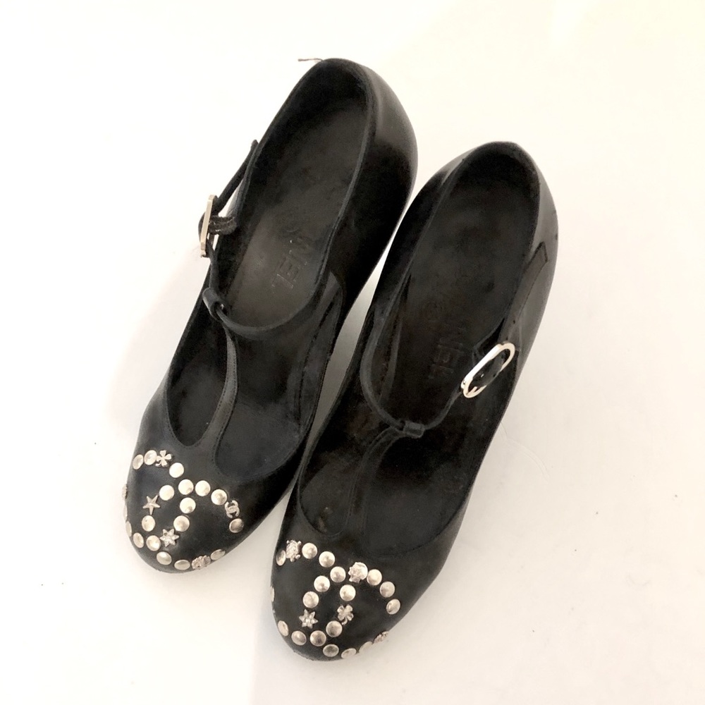 Chanel T strap Maryjanes